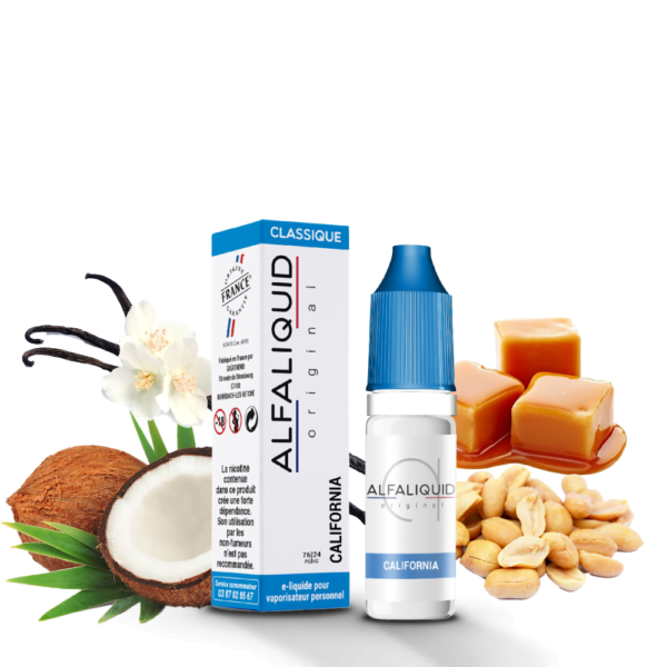 E-LIQUIDE CALIFORNIA ALFALIQUID ORIGINAL 10ML