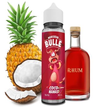 E-LIQUIDE COCO NANAS MONSIEUR BULLE LIQUIDEO 50ML