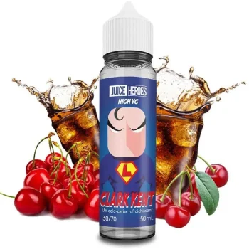 E-LIQUIDE CLARK KENT COLA CERISE JUICE HEROES LIQUIDEO 50ML