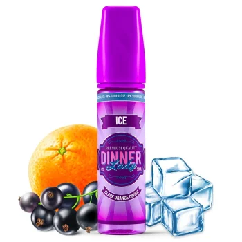 E-LIQUIDE BLACK ORANGE CRUSH ICE 0% SUCRALOSE DINNER LADY 50ML
