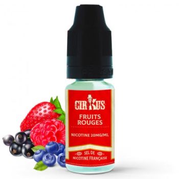 E-LIQUIDE SELS DE NICOTINE FRUITS ROUGES SELS DE NICOTINE CIRKUS 10ML