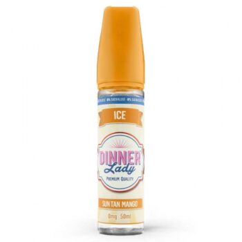 E-LIQUIDE SUN TAN MANGO ICE 0% SUCRALOSE DINNER LADY 50ML