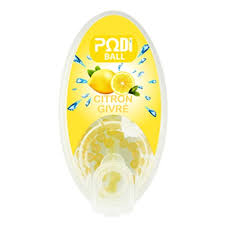 BILLE AROMATISÉE POUR CIGARETTE CITRON GIVRE PODIBALL