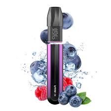PUFF TPD  FRAMBOISE MYRTILLE CLICK &PUFF X-BAR 650PUFFS