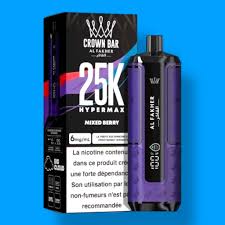 PUFF TPD BERRY BLUE CROWN BAR HYPERMAX AL FAKHER 25K