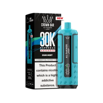PUFF TPD GUM MINT CROWN BAR HYPERMAX AL FAKHER 30K