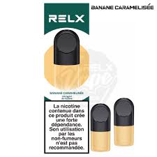 CAPSULE PRÉ-REMPLIE BANANE CARAMELISEE RELX (X2)