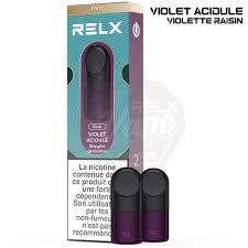CAPSULE PRÉ-REMPLIE VIOLET ACIDULE RELX (X2)