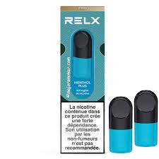 CAPSULE PRÉ-REMPLIE MENTHOL PLUS RELX (X2)