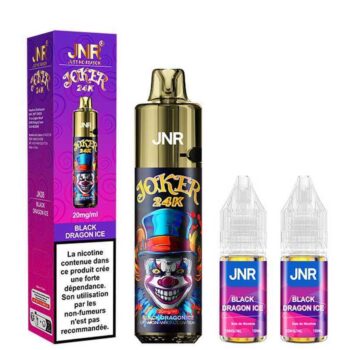 PUFF TPD BLACK DRAGON ICE JOKER JNR 24K PUFFS