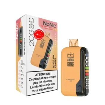 PUFF TPD FRAISE GIVREE NONIC GALAXY 11 AROMA KING 20K PUFFS
